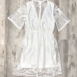 White Lace Dress